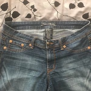 Source of Wisdom blue jeans, size 14
